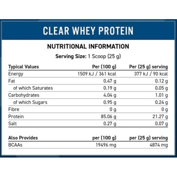Applied Nutrition Clear Whey Protein 875 гр на изгодни цени Applied Nutrition Clear Whey Protein 875 гр на супер цена Суроватъчен протеин