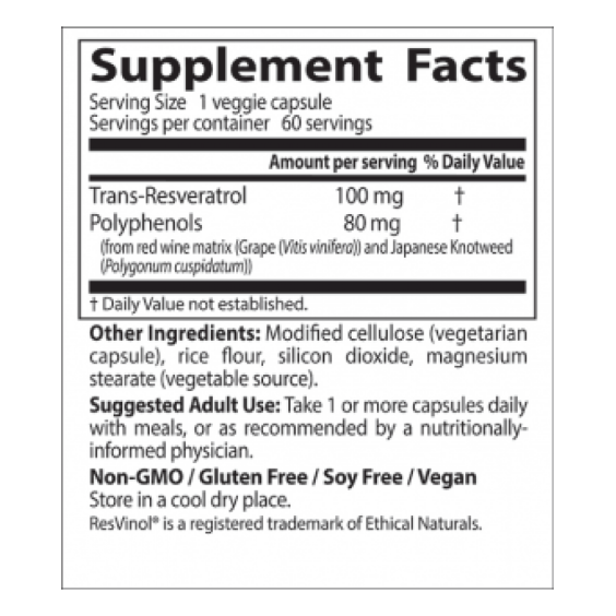 Doctor's Best Trans-Resveratrol 100 мг / 60 капсули на изгодни цени Doctor's Best Trans-Resveratrol 100 мг / 60 капсули на супер цена Ресвератрол