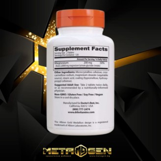 Doctor's Best High Absorption Magnesium Chelated 240 таблетки на супер цена Магнезий