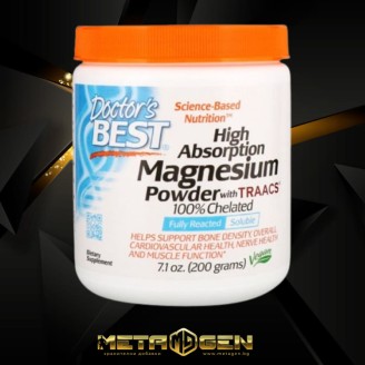 Doctor's Best Магнезий 100% Chelated прах 200 гр на супер цена Калций, Магнезий, Цинк