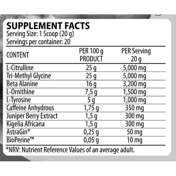 Dorian Yates Nutrition Nox Pump Ultimate | Extreme Pre-Workout 400 гр на изгодни цени Dorian Yates Nutrition Nox Pump Ultimate | Extreme Pre-Workout 400 гр на супер цена Азотни бустери / напомпващи