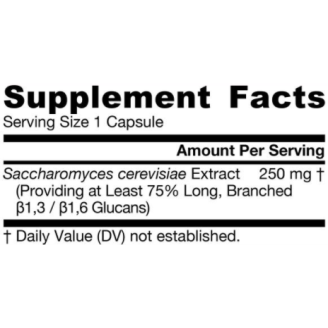 Jarrow Formulas Beta Glucan 60 капс. / 250 мг на супер цена Имуностимулатори