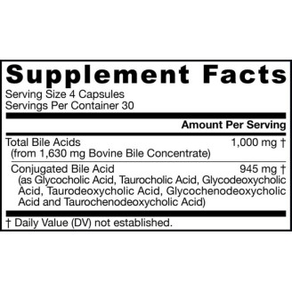 Jarrow Formulas Bile Acid Factors® 120 капсули на супер цена Добавки на растителна и билкова основа