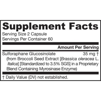Jarrow Formulas BroccoMax®(е-кт от броколи)-120 капс на супер цена Хранителни добавки за черен дроб