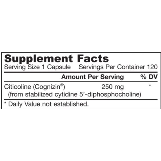 Jarrow Formulas Citicoline (CDP Choline) 120 капс. / 250 мг. на изгодни цени Jarrow Formulas Citicoline (CDP Choline) 120 капс. / 250 мг. на супер цена Добавки на растителна и билкова основа
