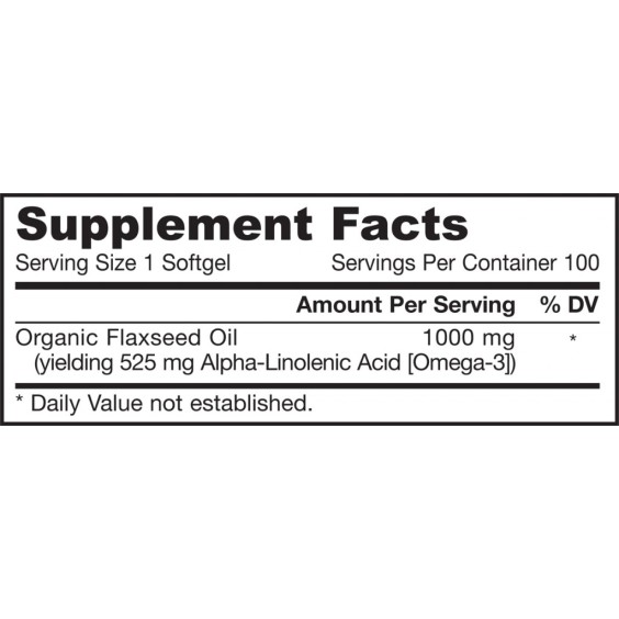Jarrow Formulas Flaxseed Oil 100 гел-капс. / 1000 мг на изгодни цени Jarrow Formulas Flaxseed Oil 100 гел-капс. / 1000 мг на супер цена Сърдечно здраве