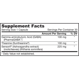 Jarrow Formulas GABA Soothe® 30 веге.капсули на супер цена Хранителни добавки за сън