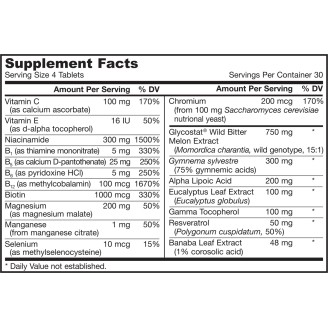 Jarrow Formulas Glucose Optimizer® 120 Easy-Solv® табл. на супер цена Сърдечно здраве