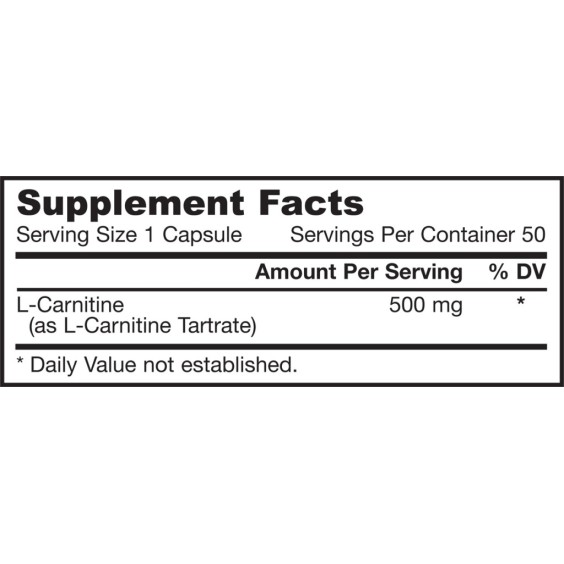 Jarrow Formulas L-Carnitine (л-карнитин) 50 капс. / 500 на изгодни цени Jarrow Formulas L-Carnitine (л-карнитин) 50 капс. / 500 на супер цена Л Карнитин