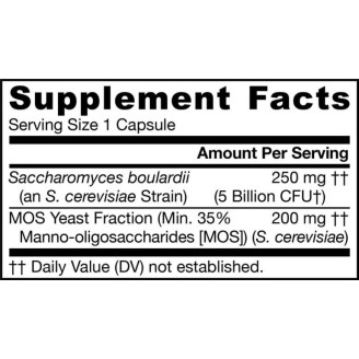 Jarrow Formulas Saccharomyces Boulardii + MOS 90 веге-капс на супер цена Имуностимулатори