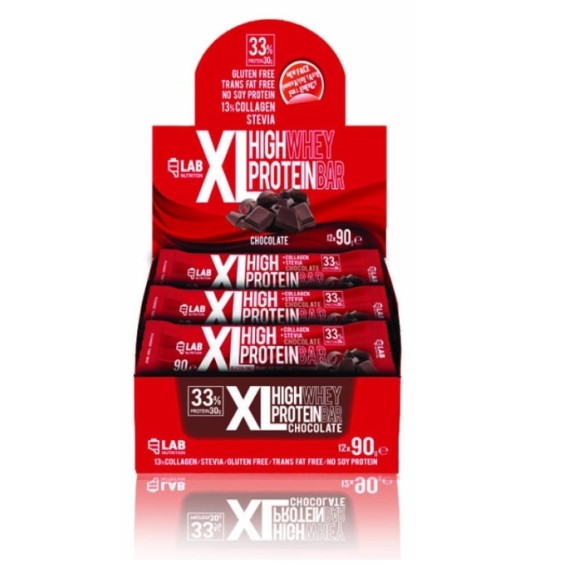 LAB NUTRITION ВИСОКОПРОТЕИНОВ БАР ШОКОЛАД 12х90 гр на изгодни цени LAB NUTRITION ВИСОКОПРОТЕИНОВ БАР ШОКОЛАД 12х90 гр на супер цена Протеинови барове