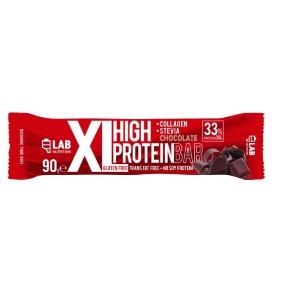 LAB NUTRITION ВИСОКОПРОТЕИНОВ БАР ШОКОЛАД 12х90 гр на изгодни цени LAB NUTRITION ВИСОКОПРОТЕИНОВ БАР ШОКОЛАД 12х90 гр на супер цена Протеинови барове