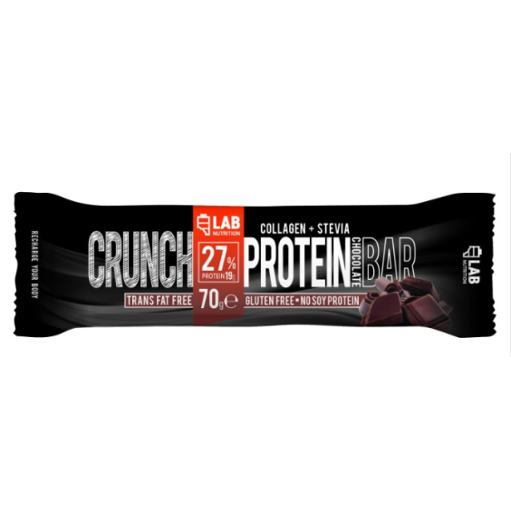 LAB NUTRITION КРЪНЧ ПРОТЕИН БАР ШОКОЛАД 12x70 гр на супер цена Протеинови барове
