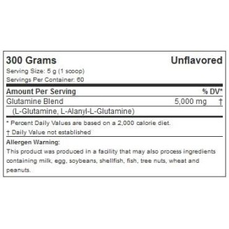 Musclepharm Glutamine 300 грама /  60 дози  на супер цена Глутамин 
