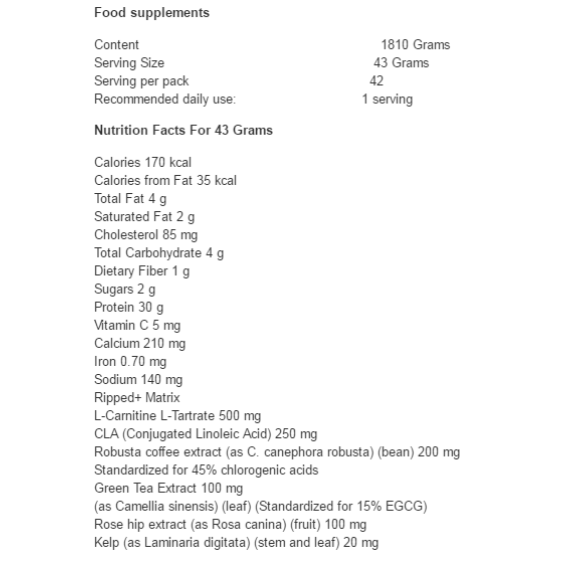 Muscletech Performance Series Nitrotech Ripped 1810 гр на супер цена Суроватъчен протеин