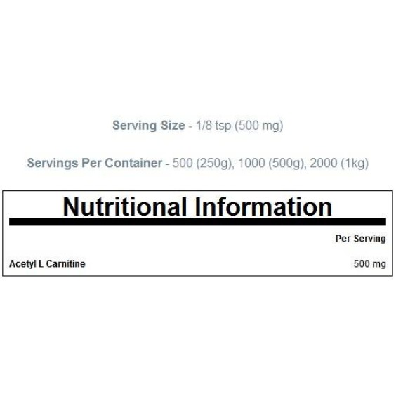 MyProtein Acetyl L-Carnitine 250 гр на супер цена Л Карнитин