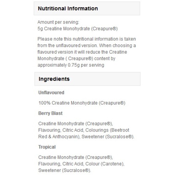 MyProtein Creapure Creatine Monohydrate 1000 гр на супер цена Креатин Монохидрат