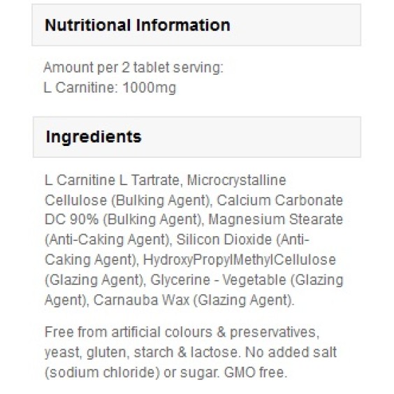 MyProtein L-Carnitine 90 таблетки на супер цена Л Карнитин