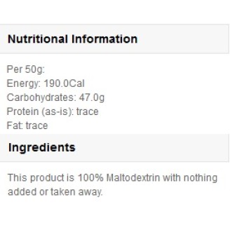 MyProtein Maltodextrin 2500 гр на супер цена Въглехидрати