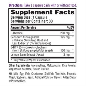 Natrol Relaxia Ultimate Calm 30 капсули на супер цена Хранителни добавки за сън