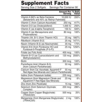 NOW ADAM™ Superior Mens Multiple / Vitamin 180 гел капсули на супер цена Витамини за мъже