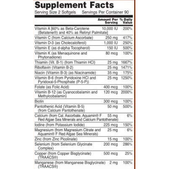 NOW ADAM™ Superior Mens Multiple / Vitamin 180 гел капсули на изгодни цени NOW ADAM™ Superior Mens Multiple / Vitamin 180 гел капсули на супер цена Витамини за мъже