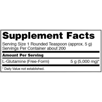 NOW Sports L-Glutamine 1000 мг / 120 капсули на супер цена Глутамин 