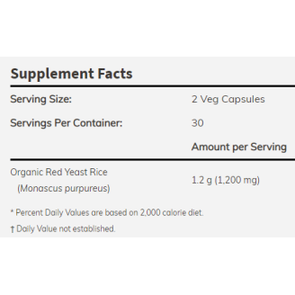 NOW Red Yeast Rice 600 мг / 60 капсули на супер цена Имуностимулатори