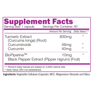 Naturalico Curcumin And Bioperine 60 капсули на супер цена Куркумин 