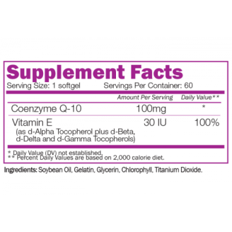 NATURALICO Coenzyme Q10 100 мг 60 меки капсули на супер цена Коензим Q10