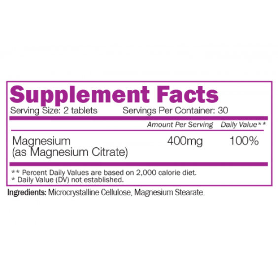 Naturalico Magnesium Citrate 60 таблетки на изгодни цени Naturalico Magnesium Citrate 60 таблетки на супер цена Калций, Магнезий, Цинк