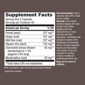 Natures Way Gastritix With Chamomile Extract 100 капсули на супер цена Добавки на растителна и билкова основа