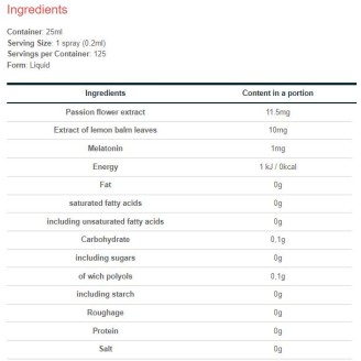 Osavi Melatonin 1 mg Oral Spray | with Passiflora - 25 МЛ на супер цена Хранителни добавки за сън