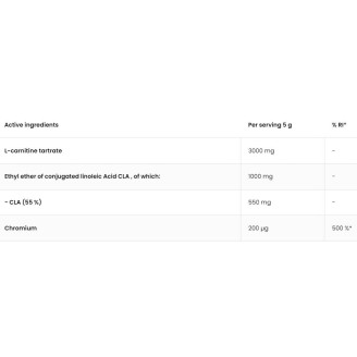 OstroVit 3C | CLA + Carnitine + Chromium 150 гр на супер цена Изгаряне на мазнини