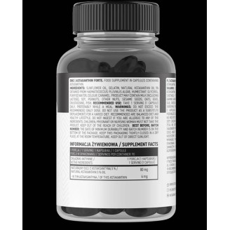 OstroVit Astaxanthin Forte 4 мг / 90 гел капсули на супер цена Антиоксиданти