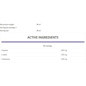 OstroVit BCAA Shot 80 мл / 1 доза на супер цена BCAA