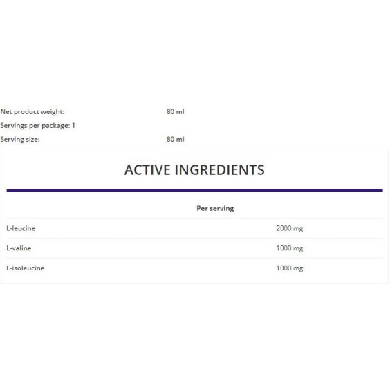 OstroVit BCAA Shot 80 мл / 1 доза на изгодни цени OstroVit BCAA Shot 80 мл / 1 доза на супер цена BCAA