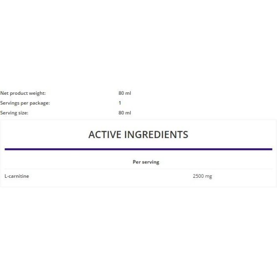 OstroVit L-Carnitine Shot 80 мл / 1 Доза на изгодни цени OstroVit L-Carnitine Shot 80 мл / 1 Доза на супер цена Л Карнитин