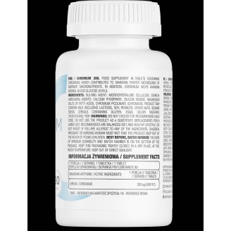 OstroVit Chromium 200 мг / 90 таблетки на супер цена Хром пиколинат