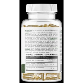OstroVit Cordyceps 500 мг | Vege 60 капсули на супер цена Имуностимулатори