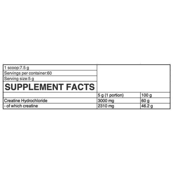 OstroVit Creatine HCL - 300 gr на супер цена Креатин
