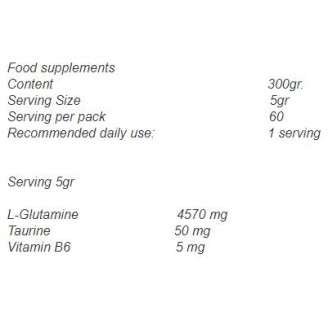 OstroVit Glutamine Powder 300 гр / 60 дози на супер цена Глутамин 