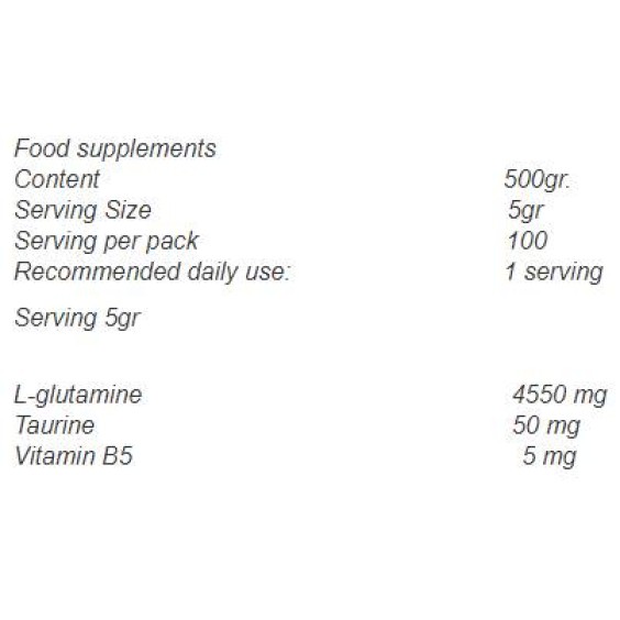 OstroVit Glutamine Powder 500 гр / 100 дози на изгодни цени OstroVit Glutamine Powder 500 гр / 100 дози на супер цена Глутамин