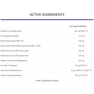 OstroVit Immune Aid 90 капсули / 30 дози на супер цена Имуностимулатори