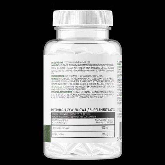 OstroVit L-Theanine 200 мг / 90 капсули Vege на изгодни цени OstroVit L-Theanine 200 мг / 90 капсули Vege на супер цена В свободна форма