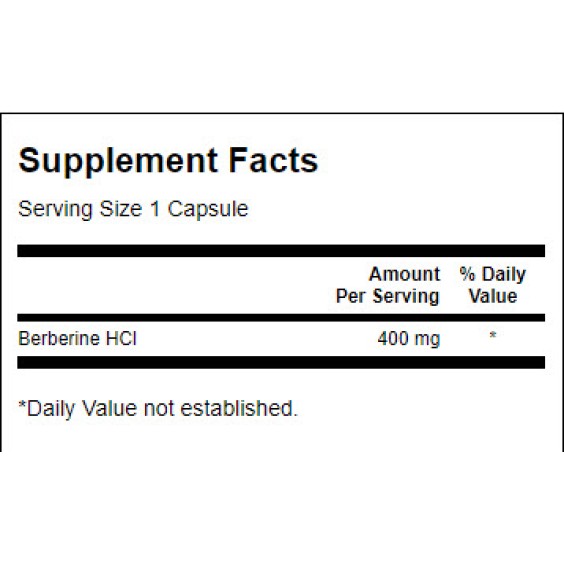 Swanson Berberine 400 мг / 60 капсули на супер цена Имуностимулатори