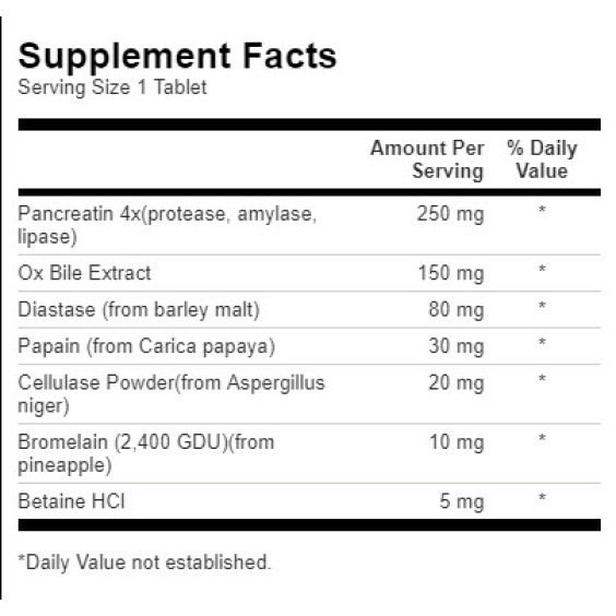 Swanson DIgestive Enzymes 90 tabs на супер цена Храносмилателни ензими