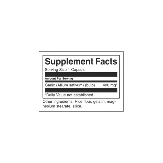 Swanson Full Spectrum Garlic 400 mg / 60 caps на супер цена Добавки на растителна и билкова основа