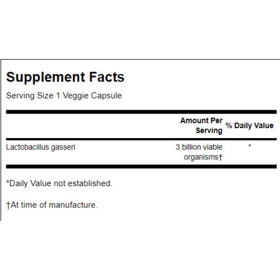 Swanson Lactobacillus Gasseri 3 Billion CFU / 60 капсули на изгодни цени Swanson Lactobacillus Gasseri 3 Billion CFU / 60 капсули на супер цена Пробиотици