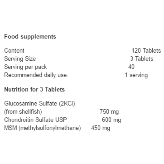 Swanson Glucosamine, Chondroitin & MSM 120 таблетки на супер цена Комплексни форми за стави